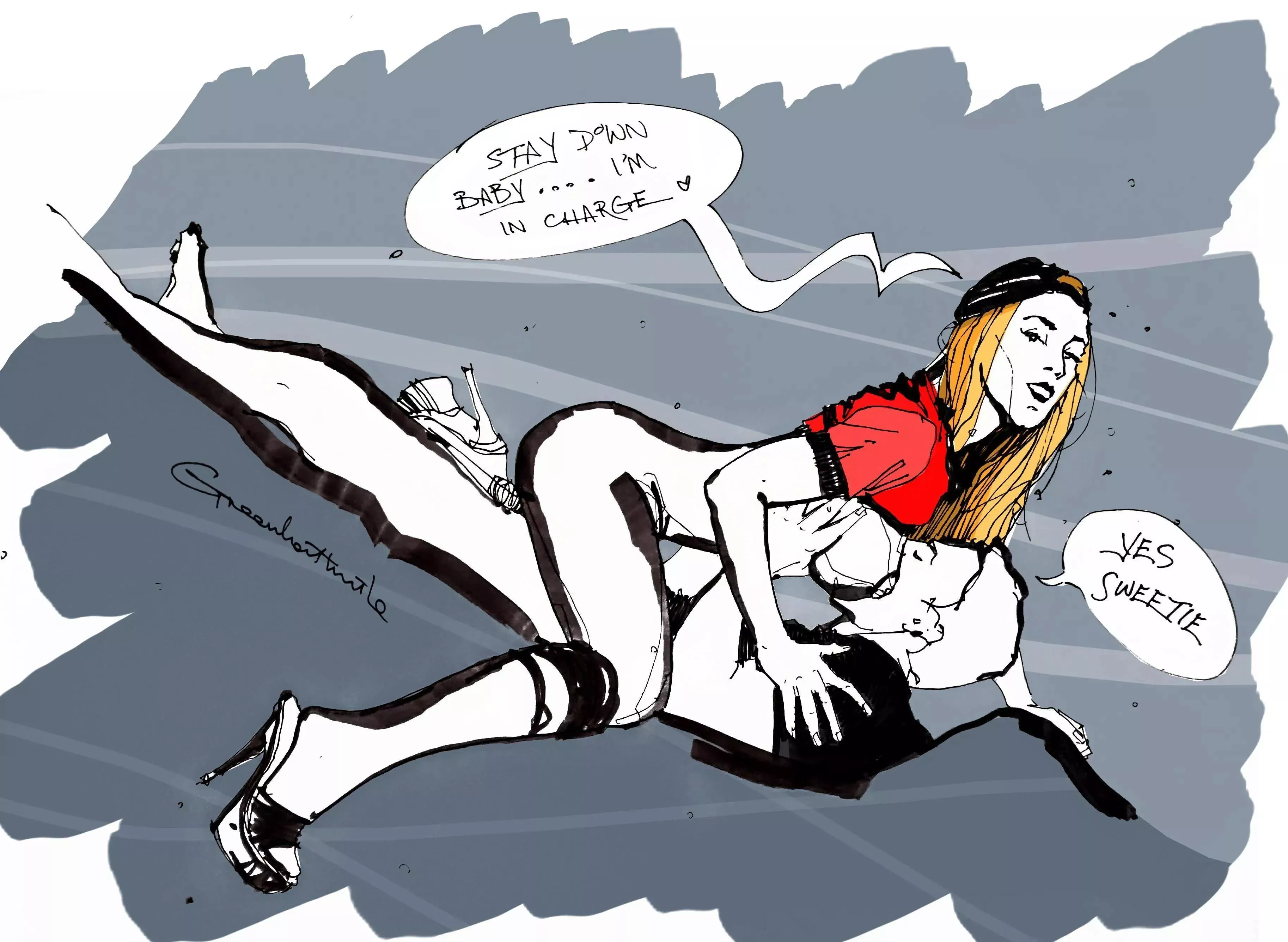 Always remind your men who's in charge ladies! [OC]