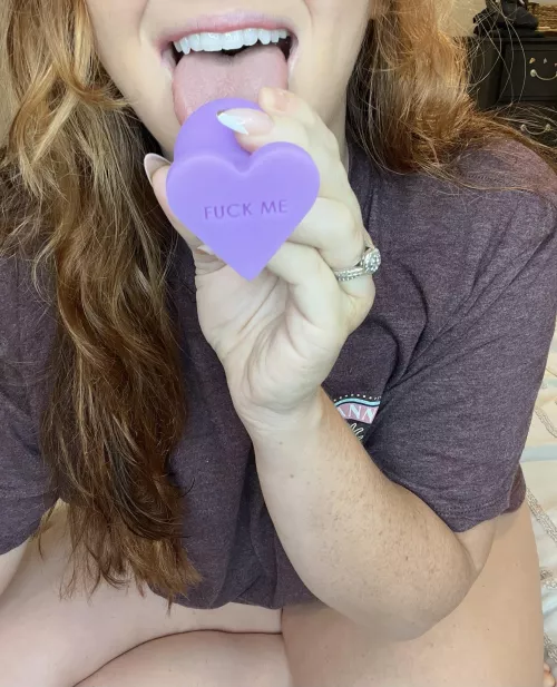 Being my Valentine comes with some perks.