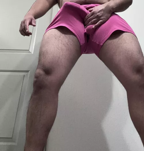 Boxers are like a prison for my cock 😈