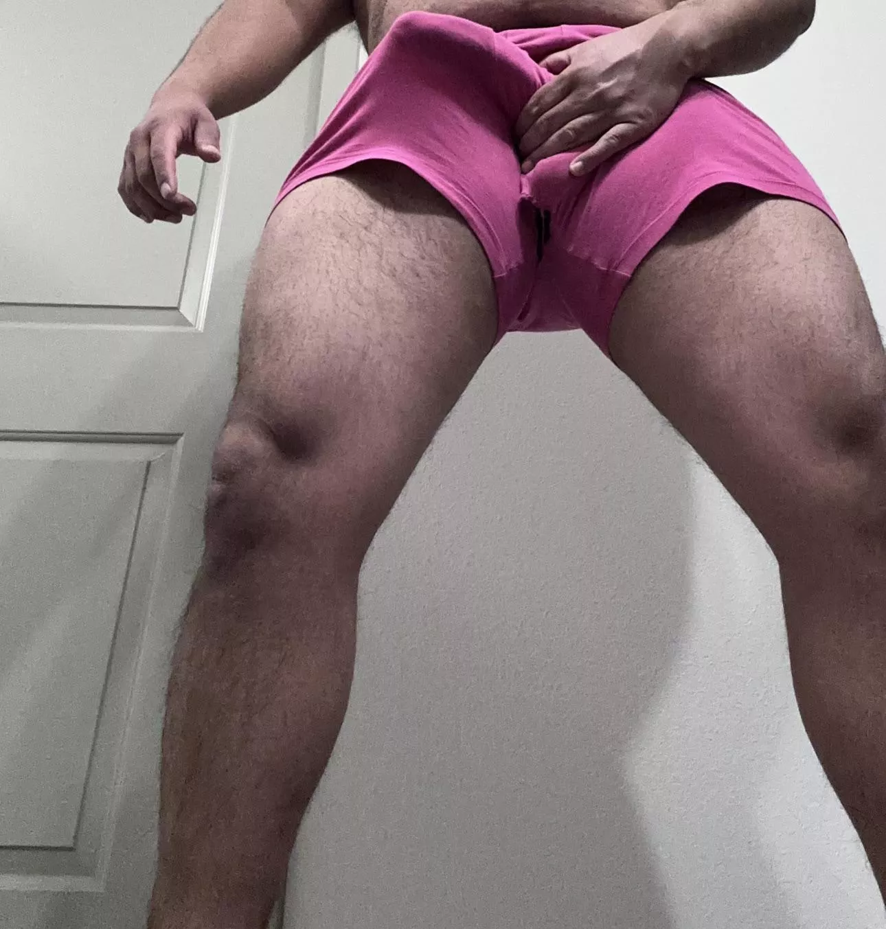 Boxers are like a prison for my cock 😈