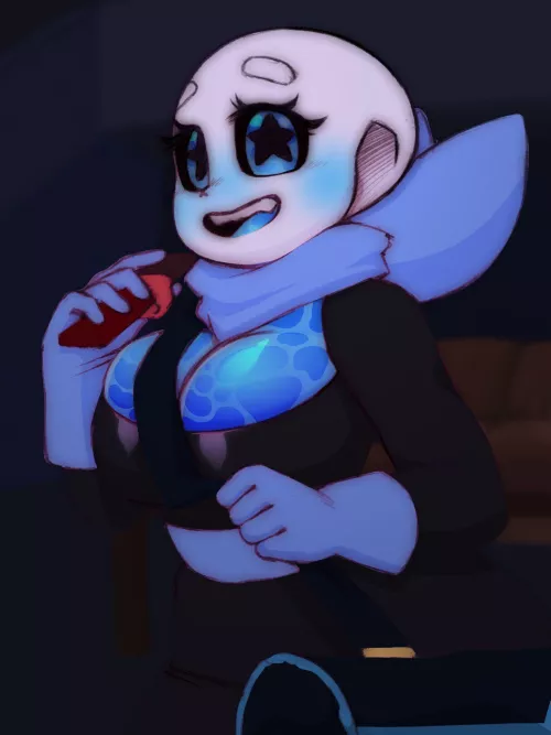 Does anyone Know The Artist of This? [Female Underswap Sans]