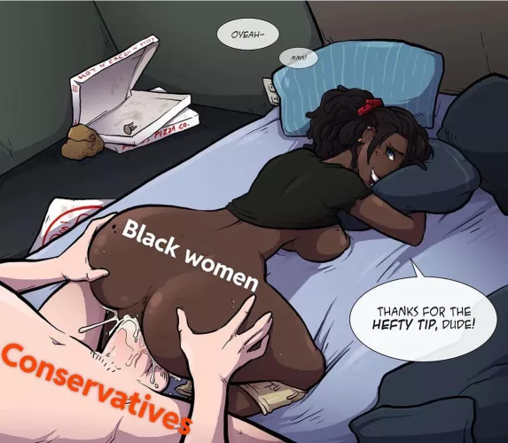 Don’t forget to worship white men during Black History Month ladies 🥰🇺🇸