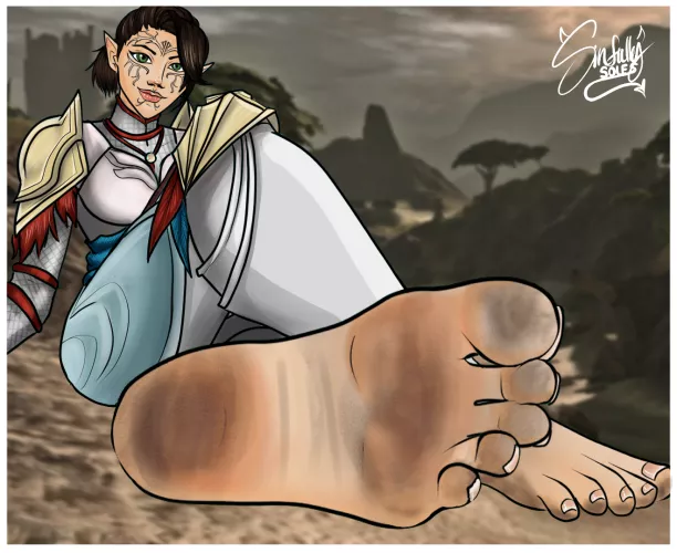 [Dragon Age] Merrill atop Sundermount (SinfullySoles)