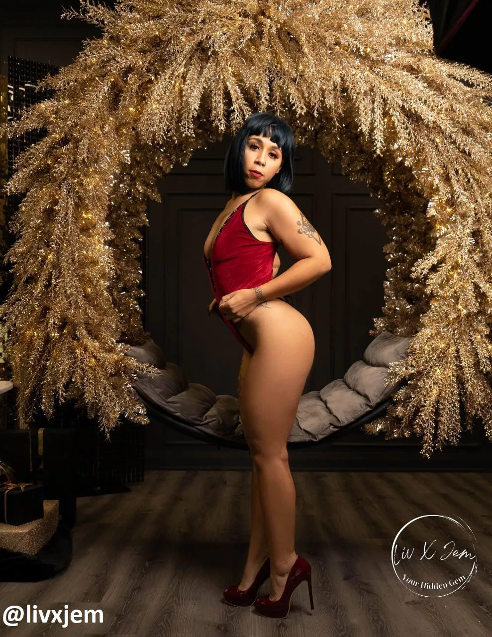 Dressing up nicely for you