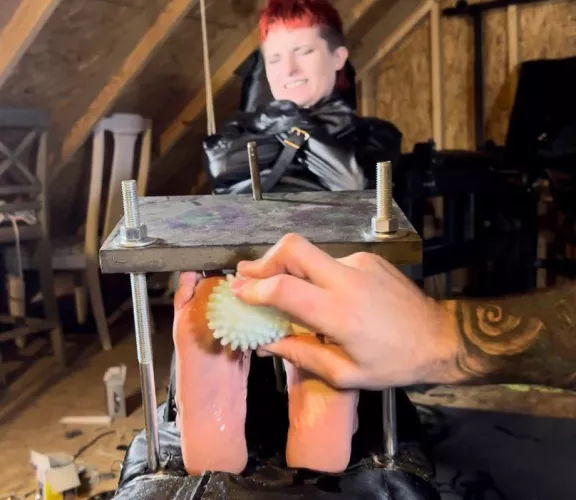 Dryer balls are the tickling implements I’ve found to be the most torturous, personally