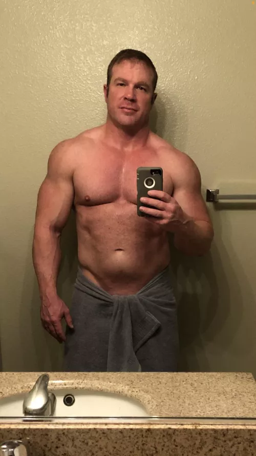 Feeling a little frisky after a workout and a shower