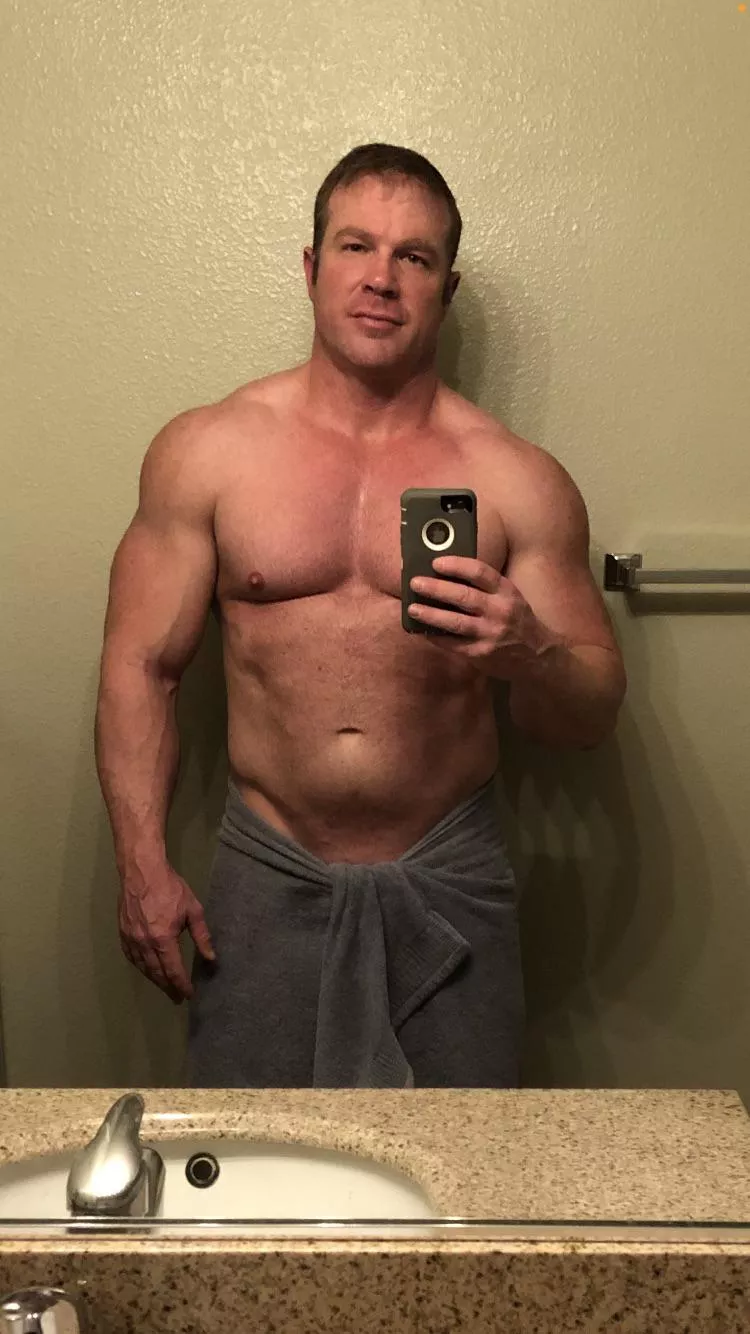 Feeling a little frisky after a workout and a shower