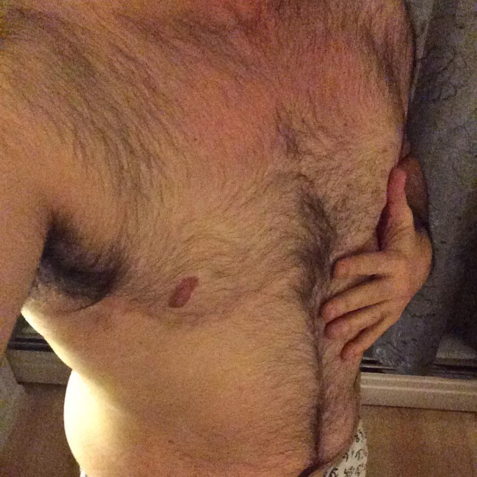 Feels so good to stroke it!