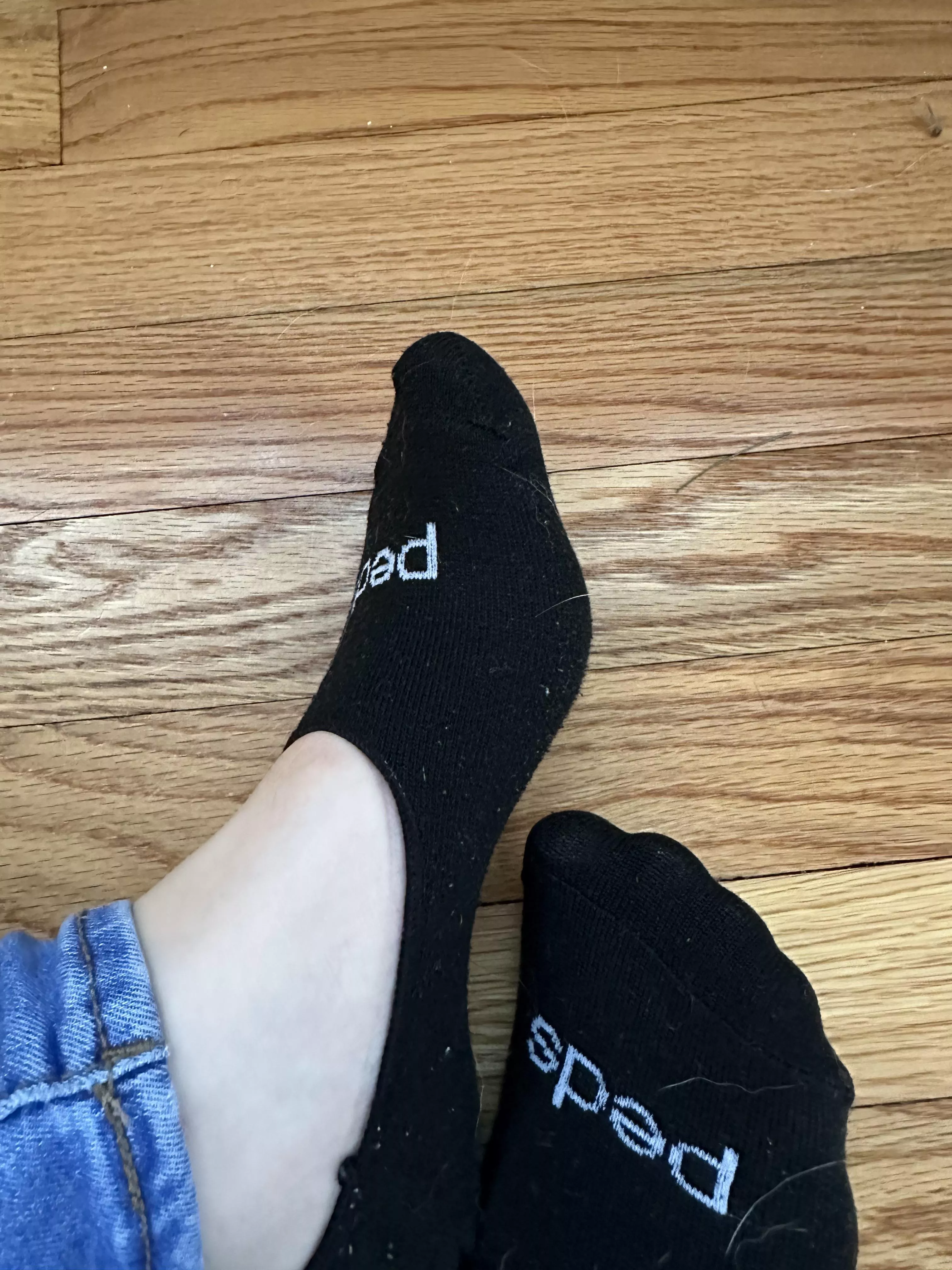 Finally getting to take my shoes off after a long day