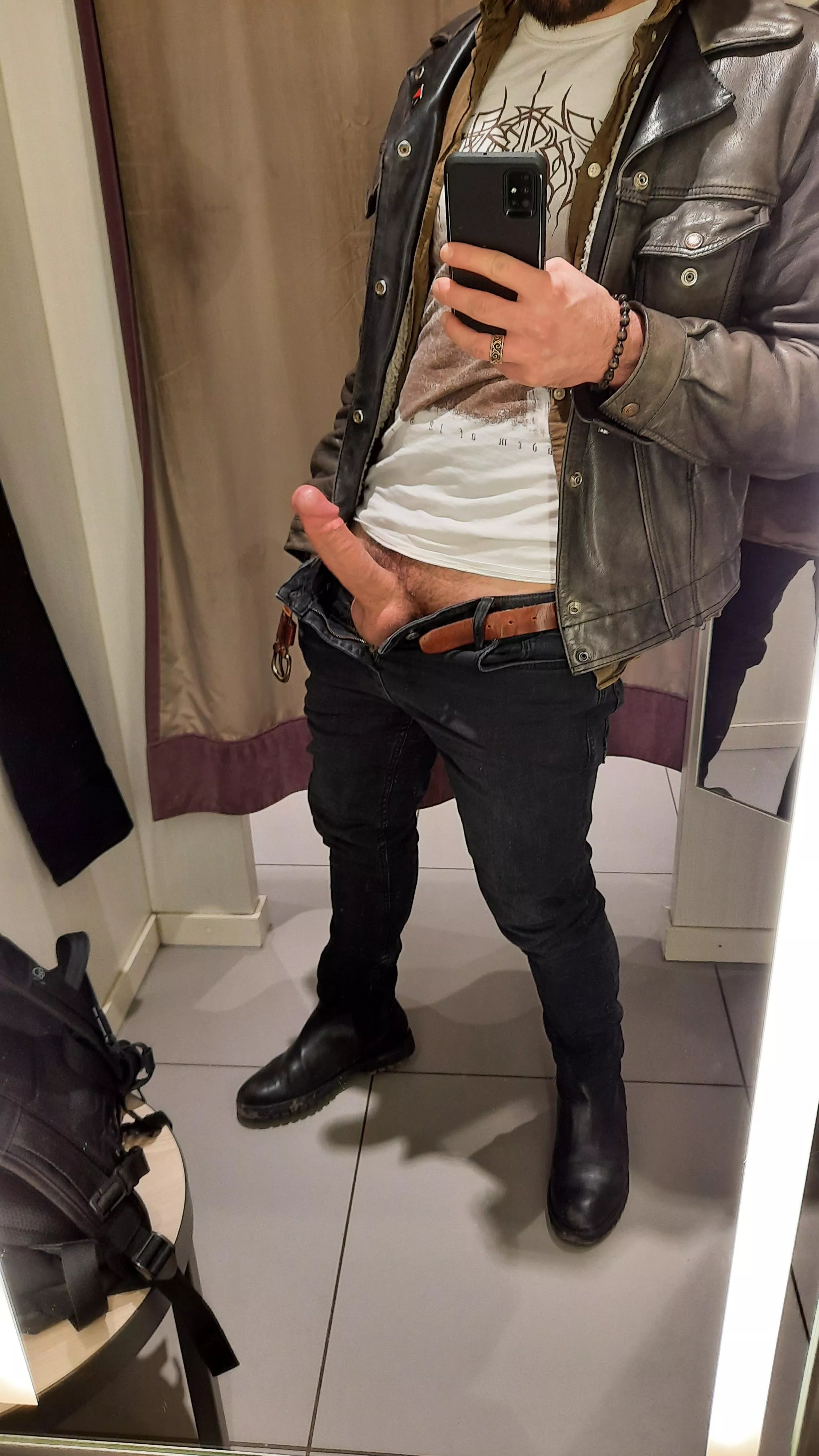 getting frisky at H&M