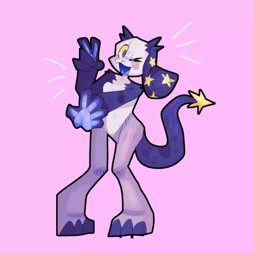 goofy dog (art by me)