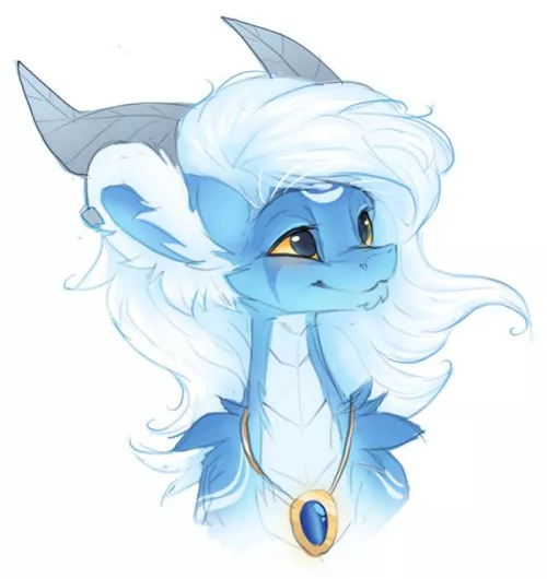 Headshot Sketch (art + character by me)