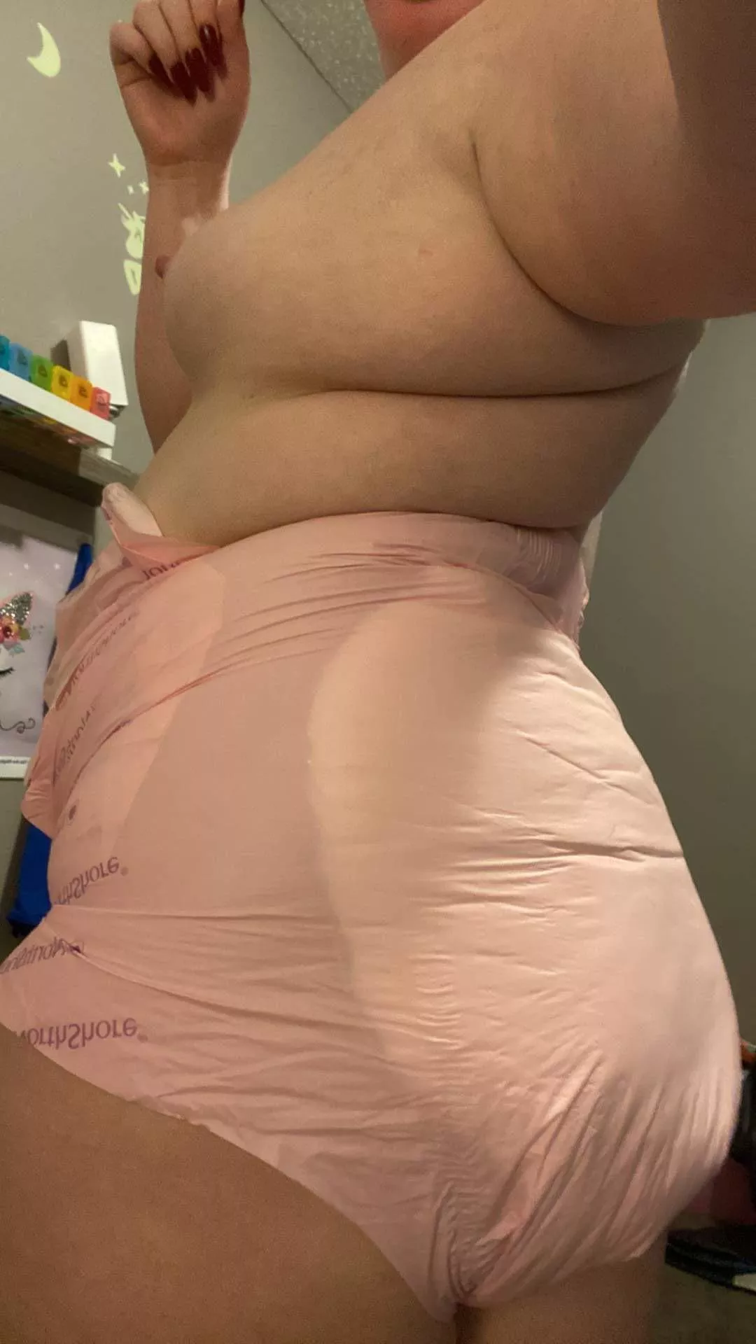 Hehe all clean and dry 🥰