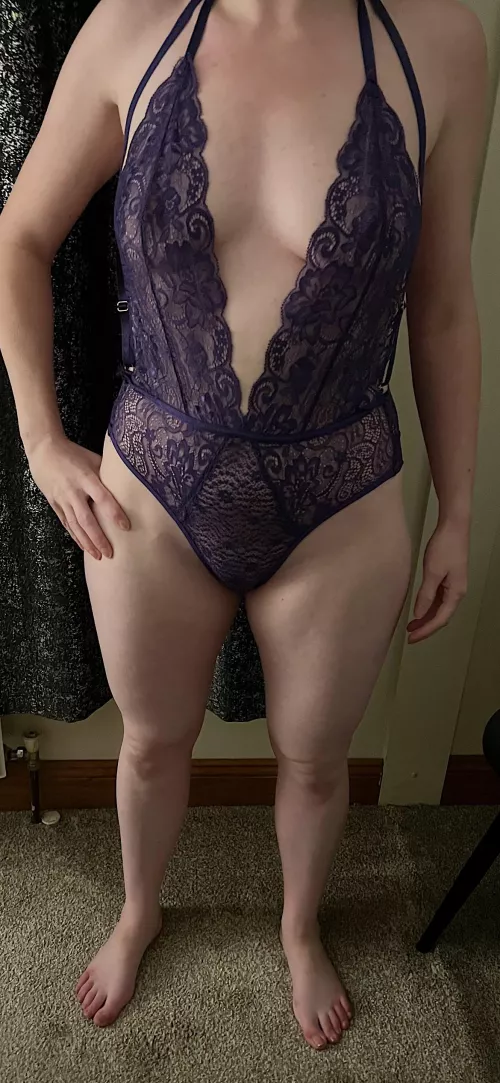 Hope this purple one piece catches your eye