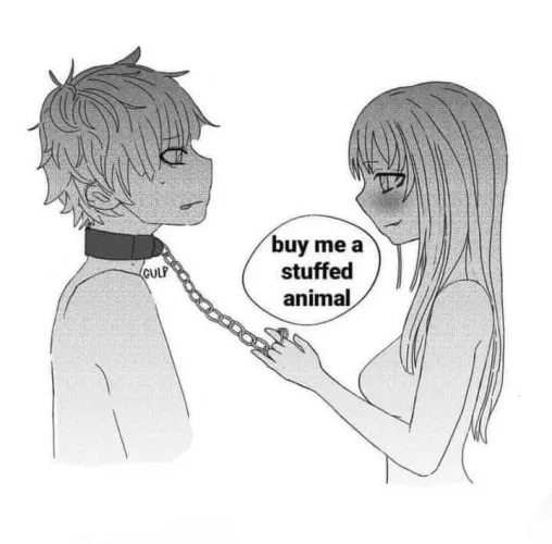 I want more than a stuffed animal.