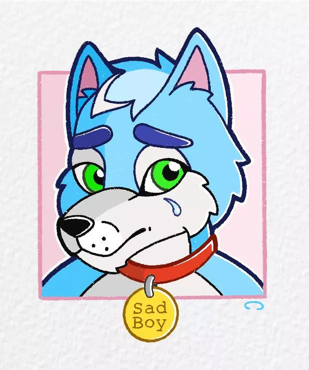 I’m new to r/furry, here’s a little sona icon I drew :3