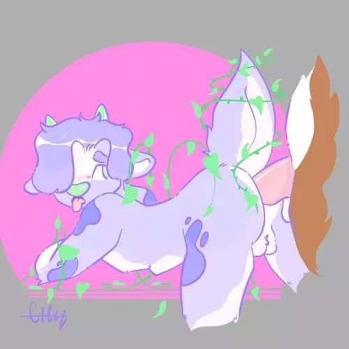 little slut got some big company (art by me)