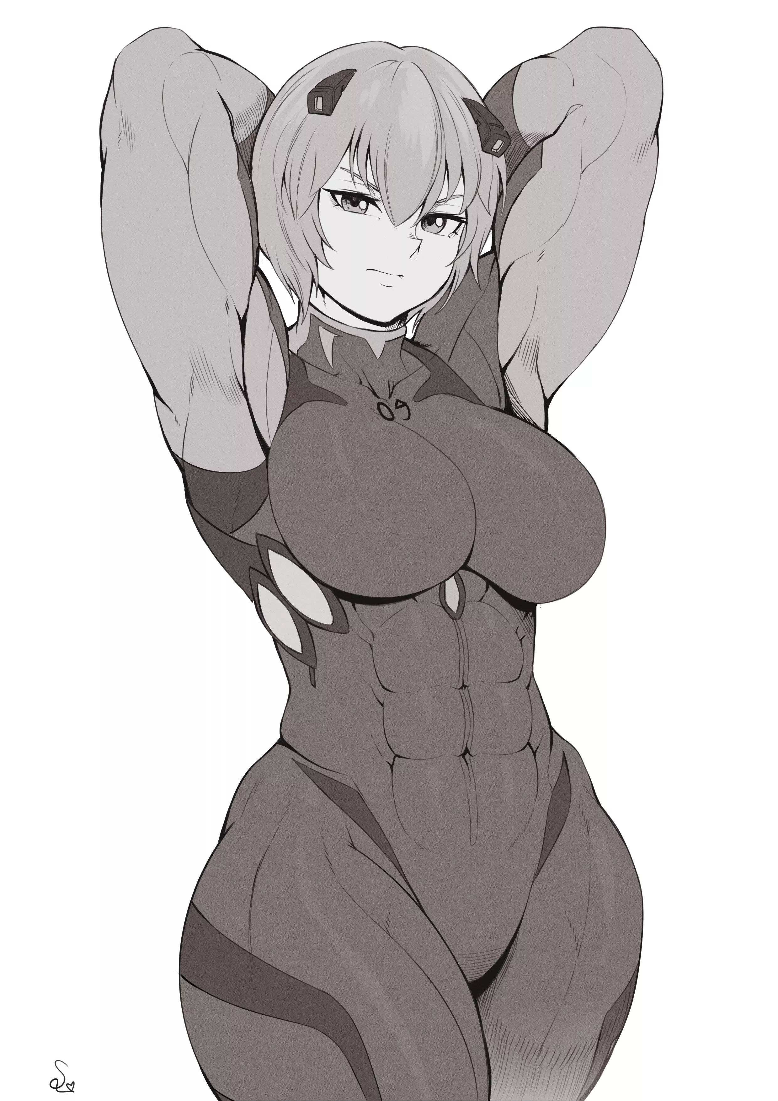 Muscular Rei [Artist: SpeedL00ver]