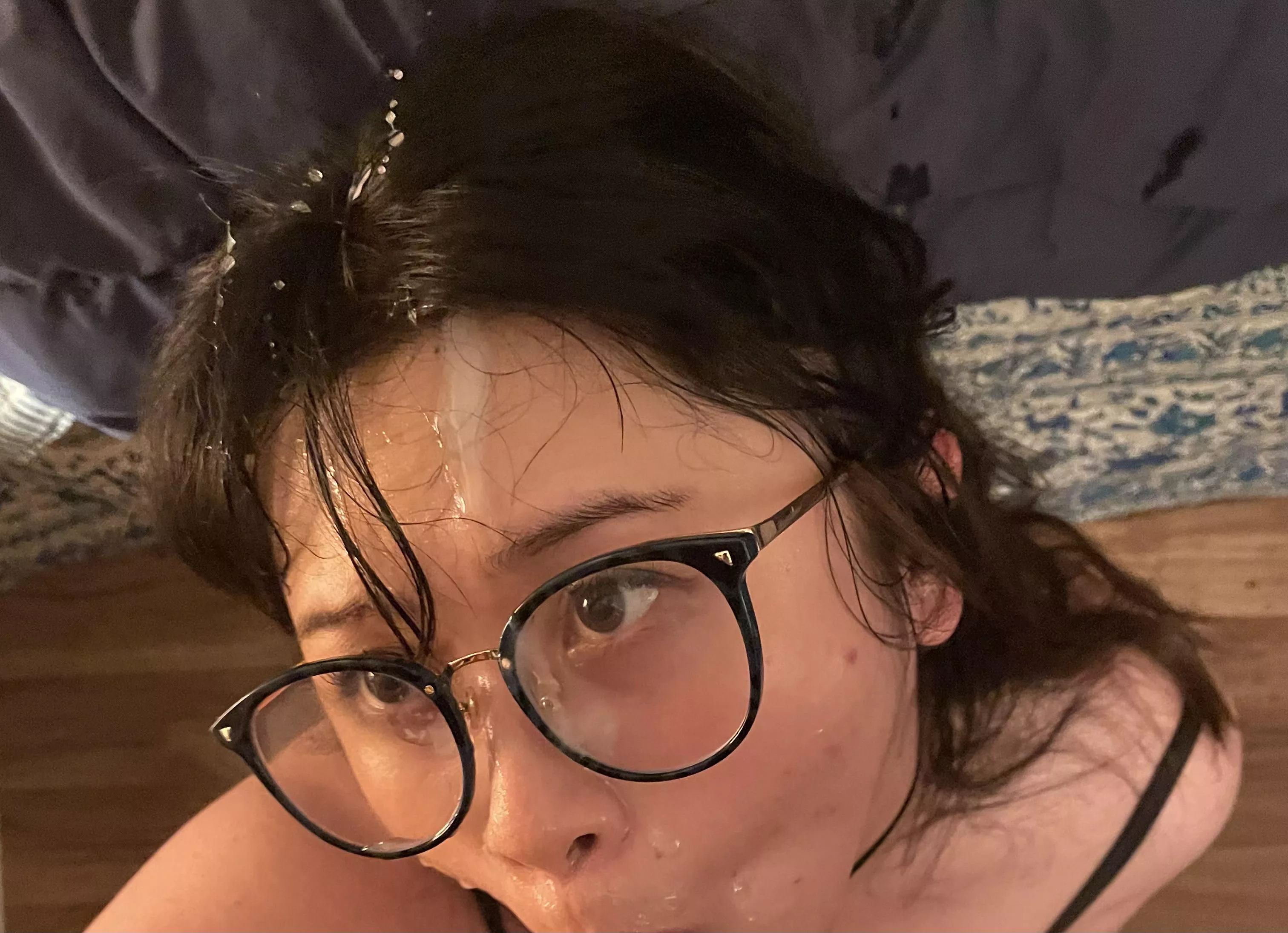 my eyeglasses AKA cum goggles