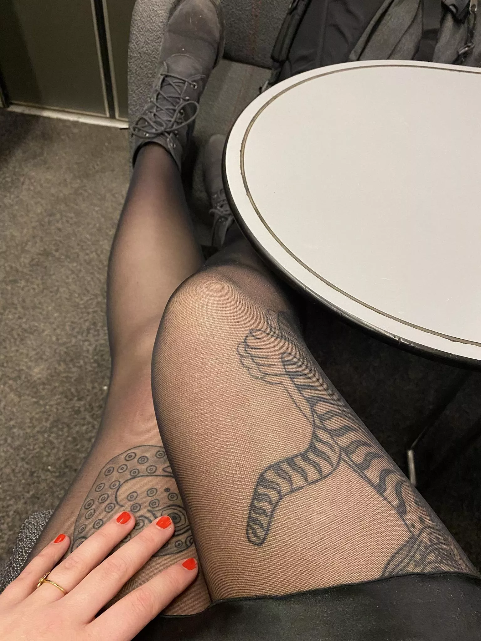 On the train again :)