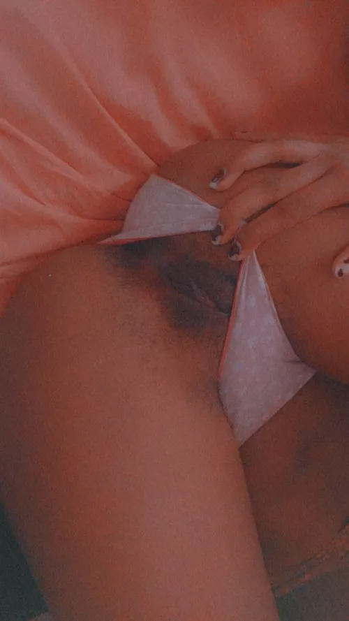 Panties to the side and legs spread ;)