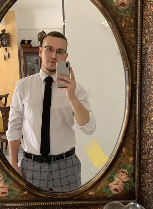 Rocking the formal look 👔