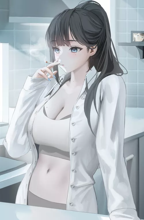 Smoke break [Artist's Original]