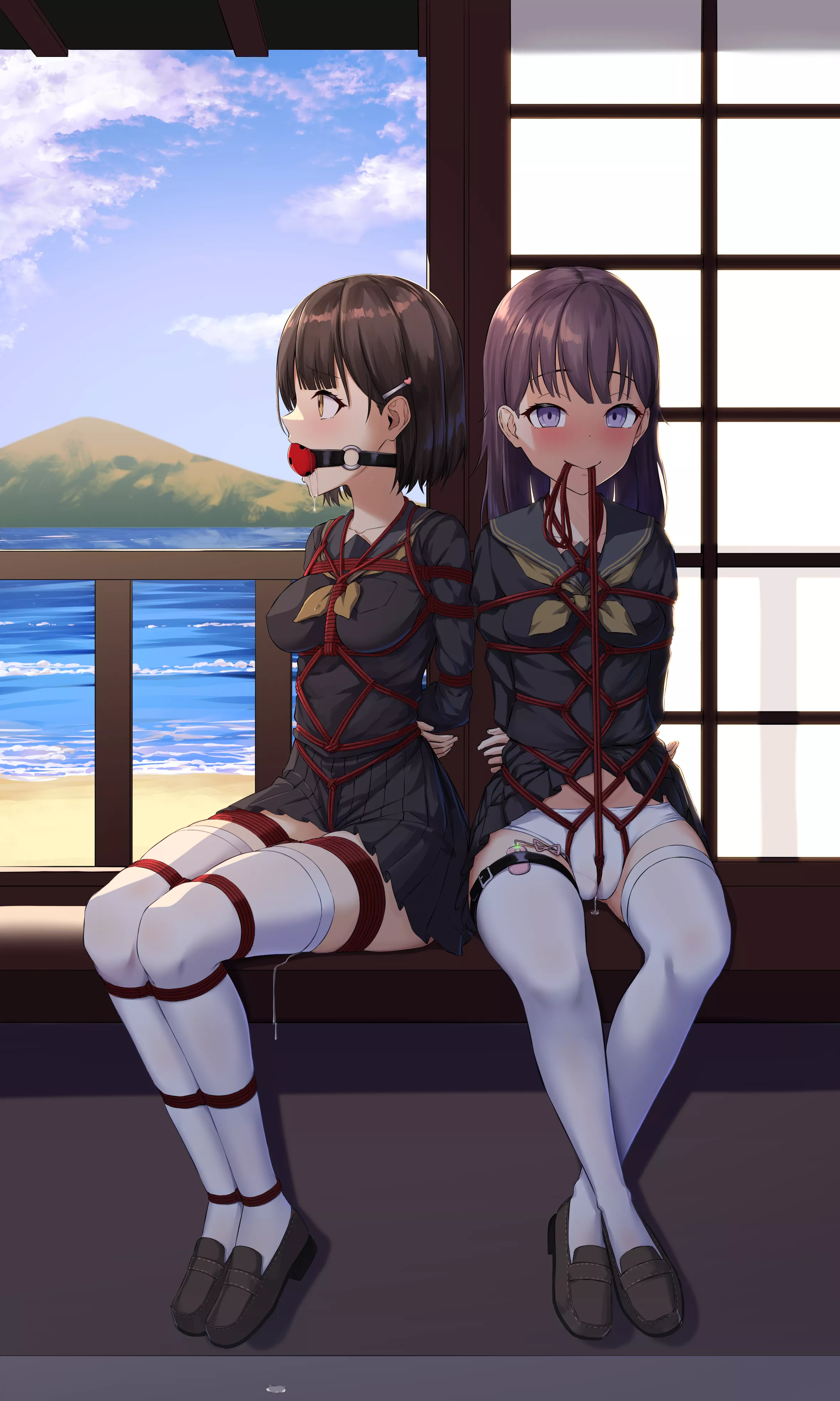 When you convince your bestie to join your kinky sessions