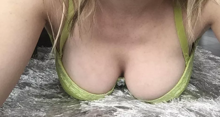 Wife wants to know what you think of her cleavage