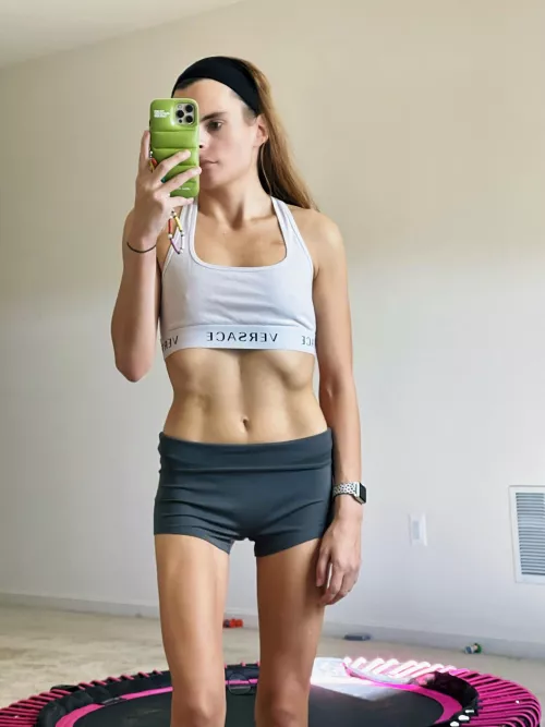 Workout gap selfie l