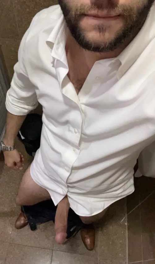 (32) Daddy needs release before going back to work… how would you go about it?