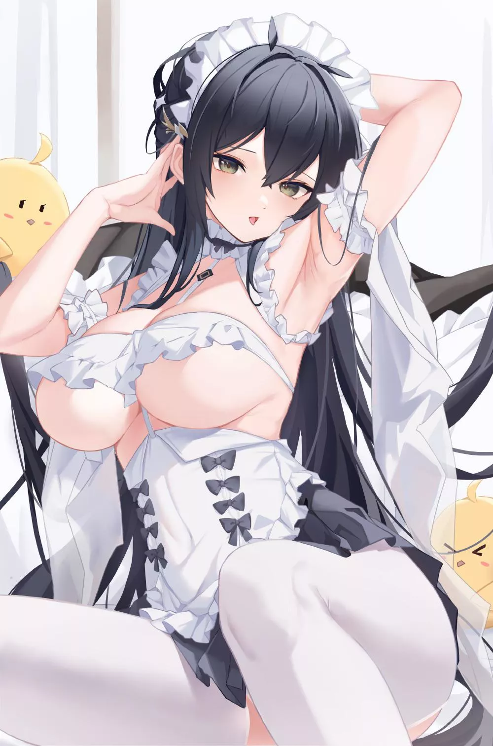 “A maid ready to serve her master..”