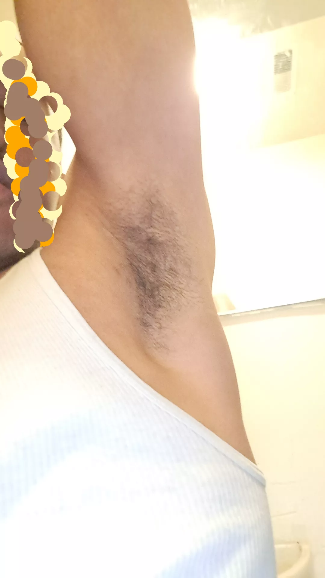 about 3 weeks worth of growth I like to keep it trimmed