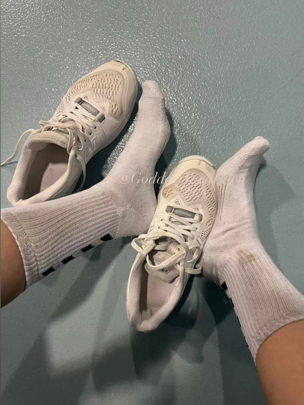 after practice socks - they’re dripping in sweat!