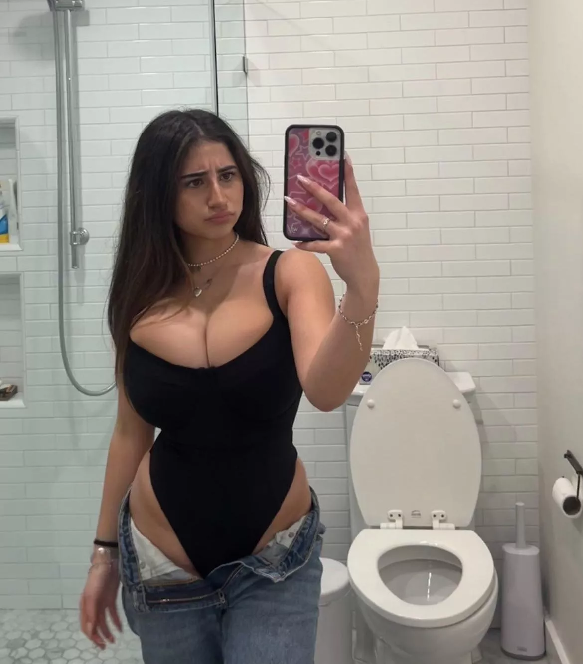 Bathroom selfie
