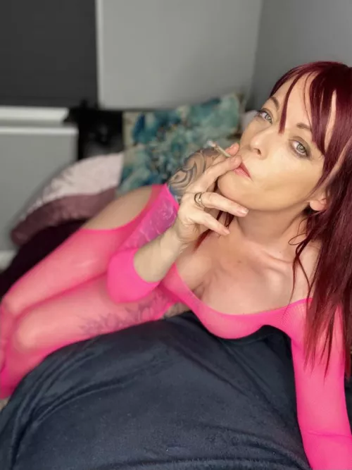 Catch me on my cigarette break 🍒