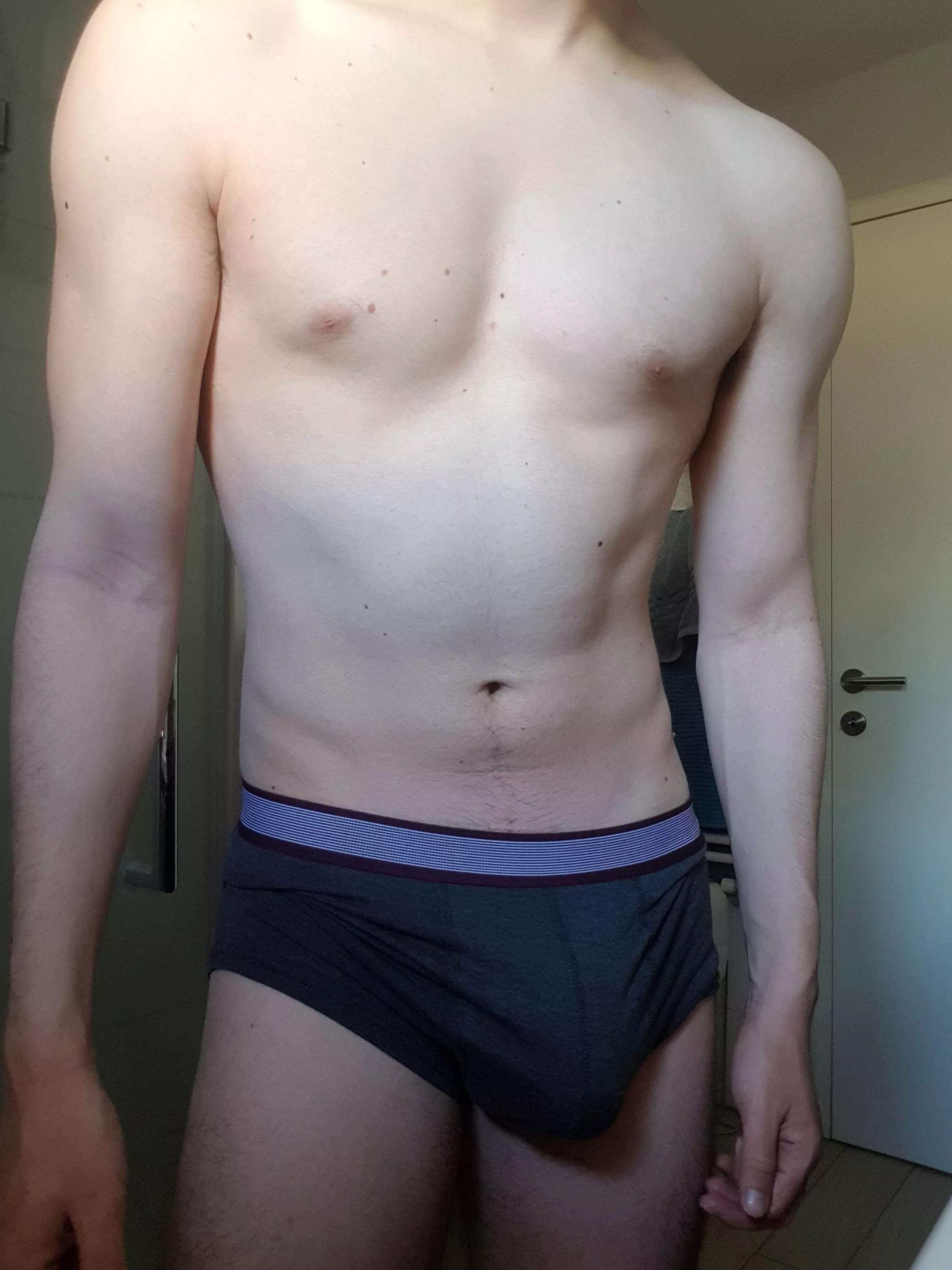 Could I be an underwear model. Be honest