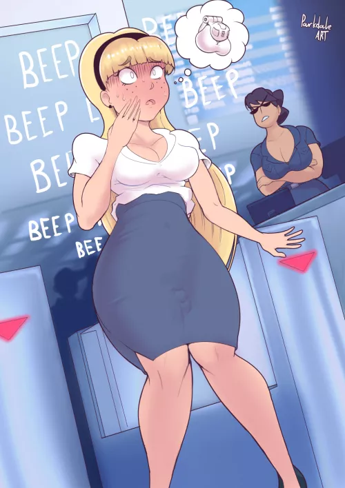Crossdressing and chastity have gotten so normal for you, you entirely forgot about it when you went out to shop at your local mall.
