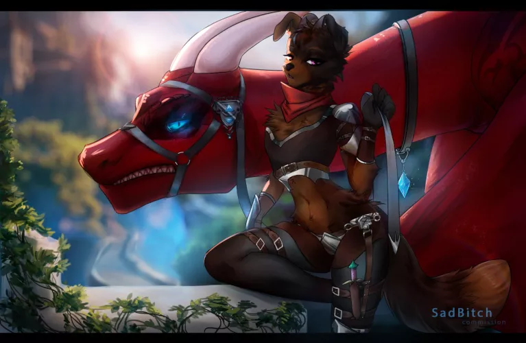 dragon tamer (art by me)