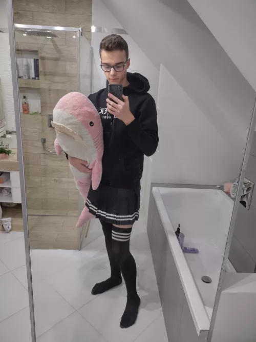 Femboy and his shark