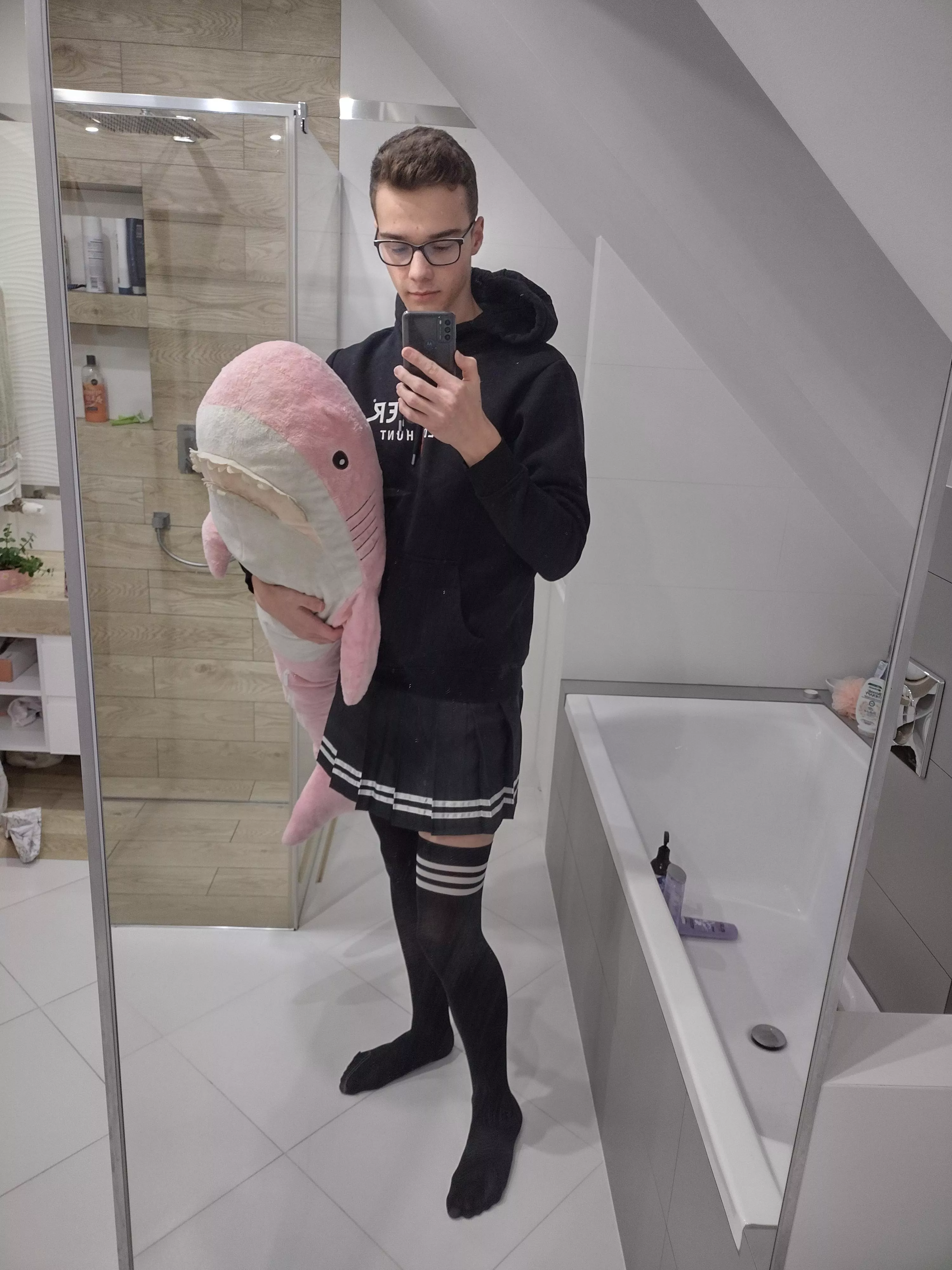 Femboy and his shark