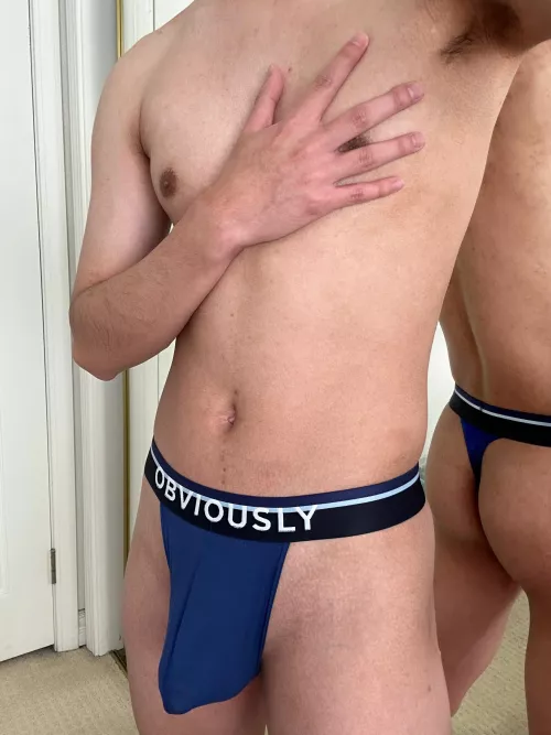 giving thongs a try 😉