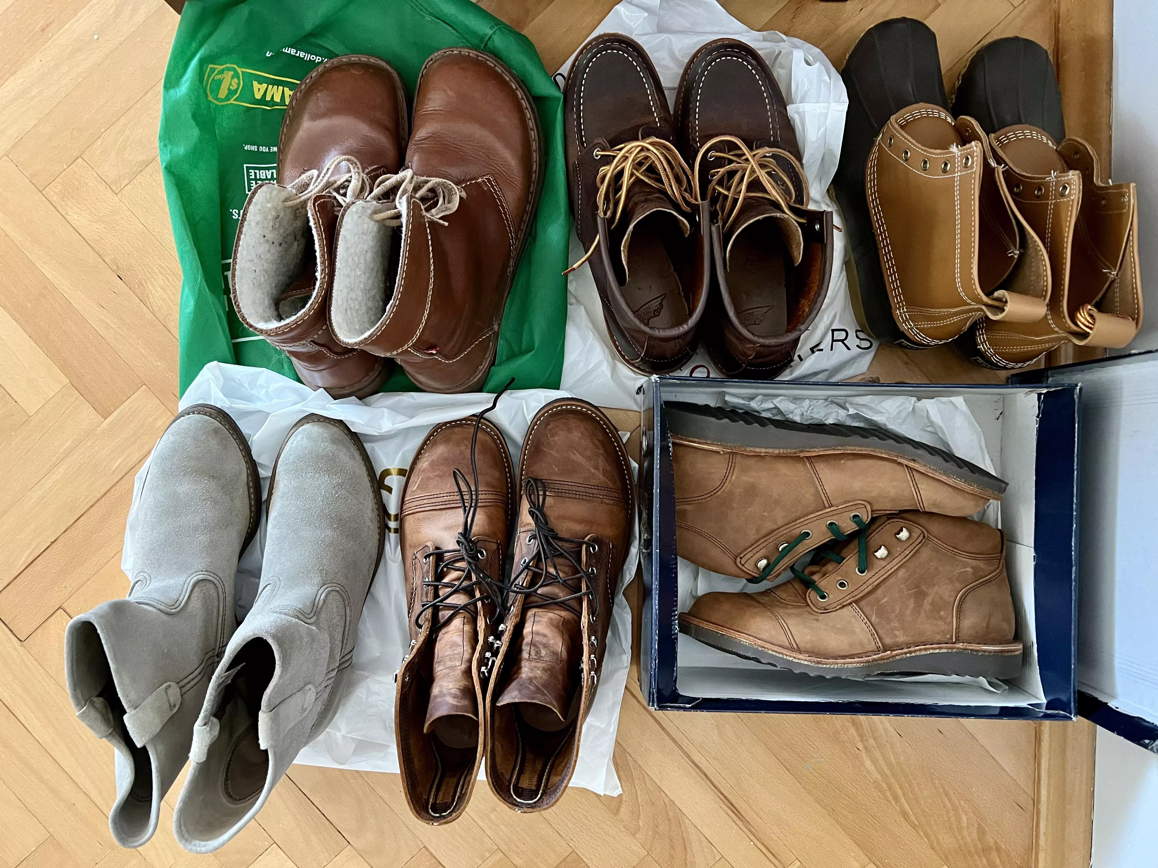 Going to move in a few months. What to do until i get shoe trees? Tucking some newspapers inside?