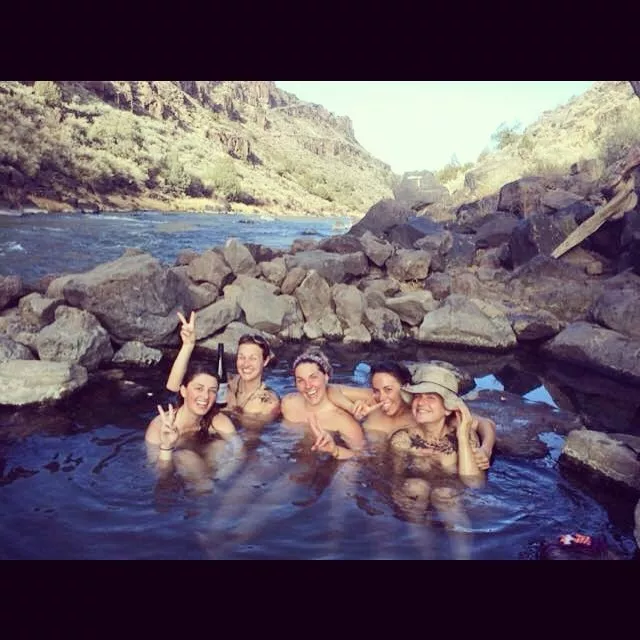Hippie at the hotspring