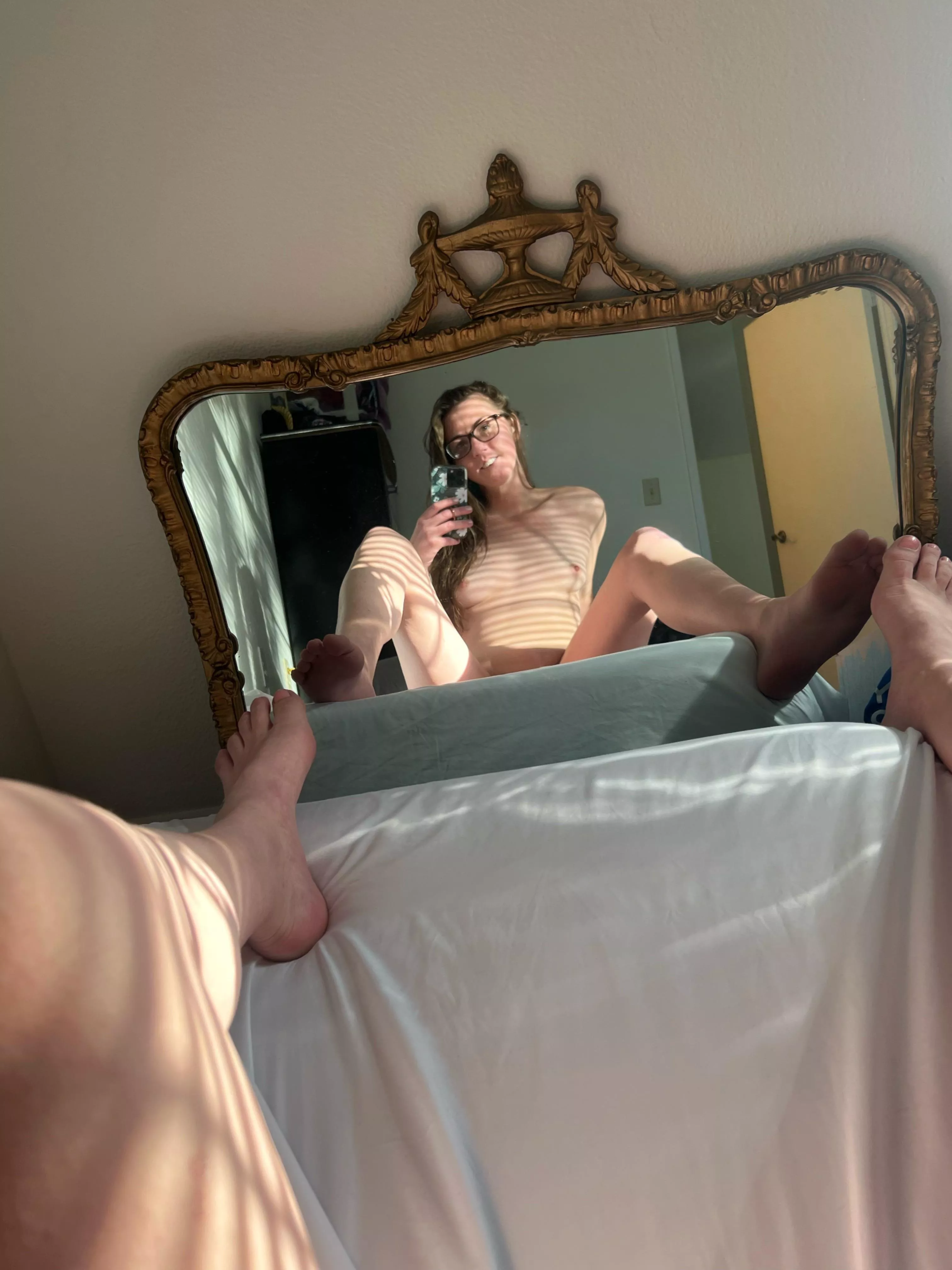 How do y’all feel about my big [f]eet? 6’2 (and size 10 shoes :)