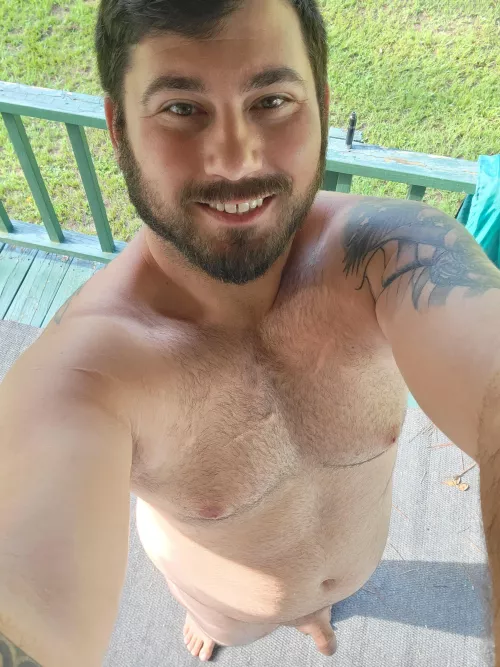 just showing off for the neighbor lady!