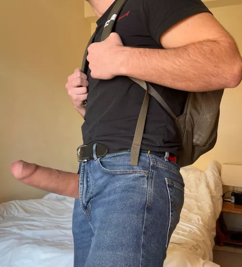 Just the tip, and then you're gonna stretch to fit it nicely...