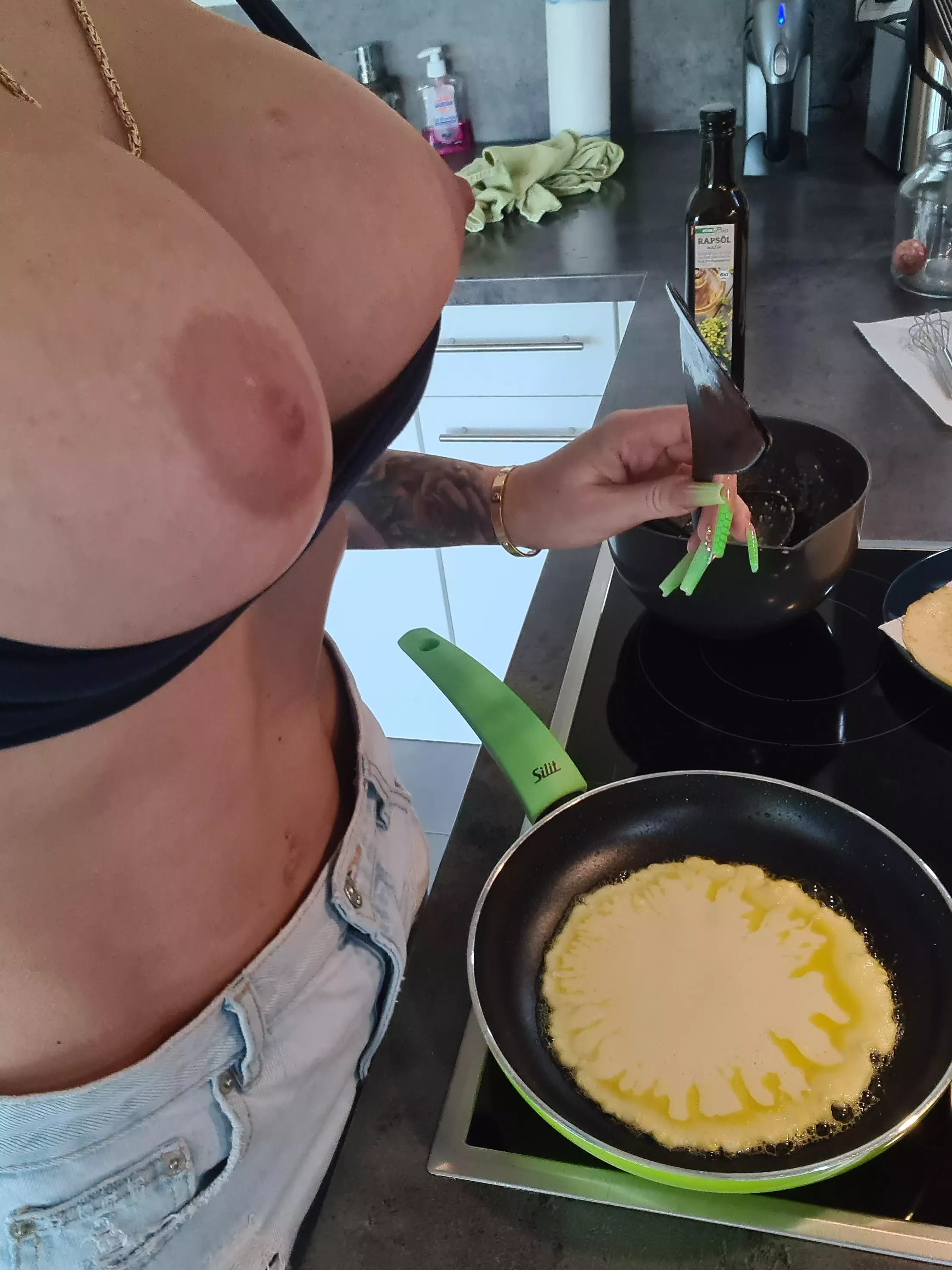 Me or the the pancake?