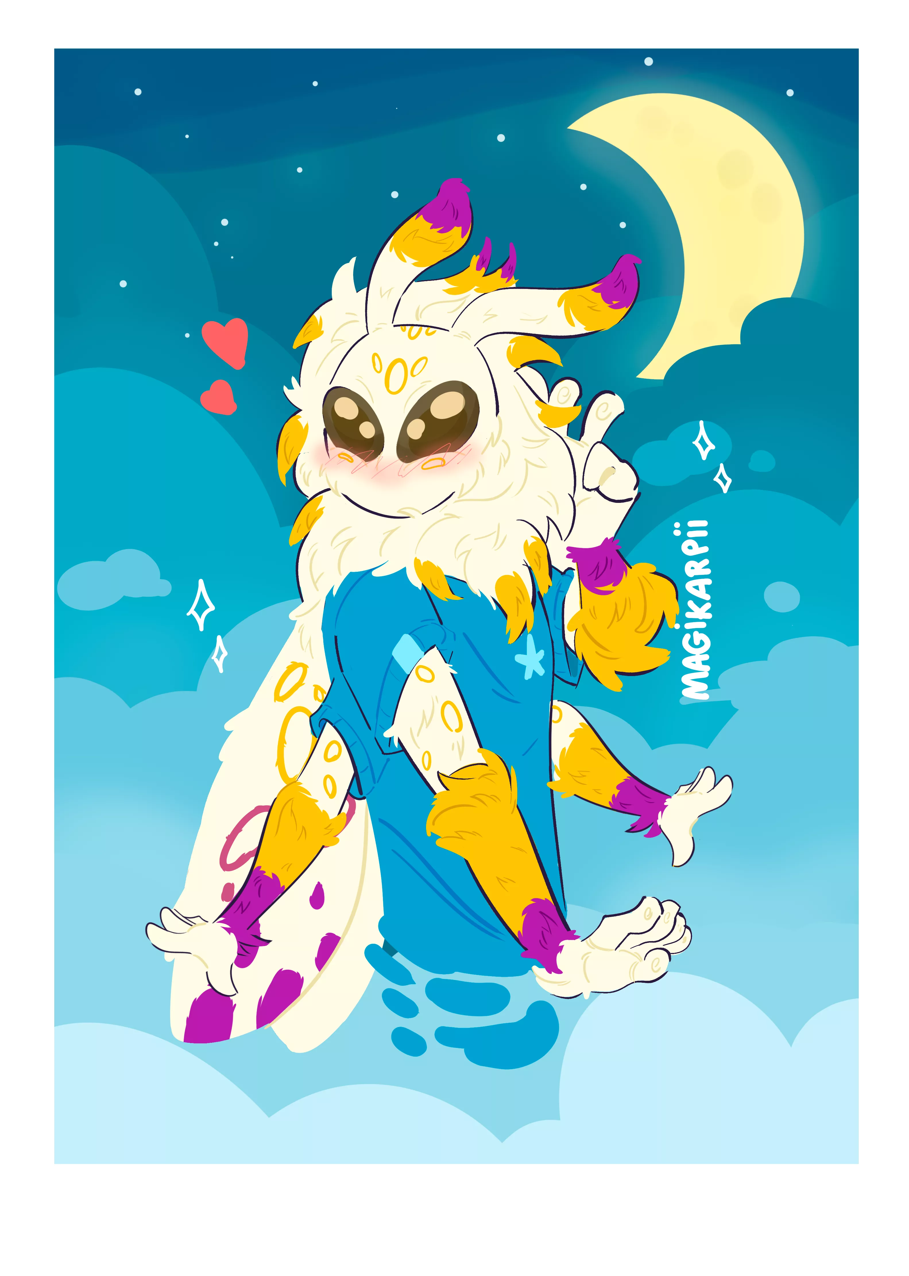 Moth commission for Valainia, I have 2 slots open, icons: 18, busts: 25 and fullbody 35usd art by me @magikarpii