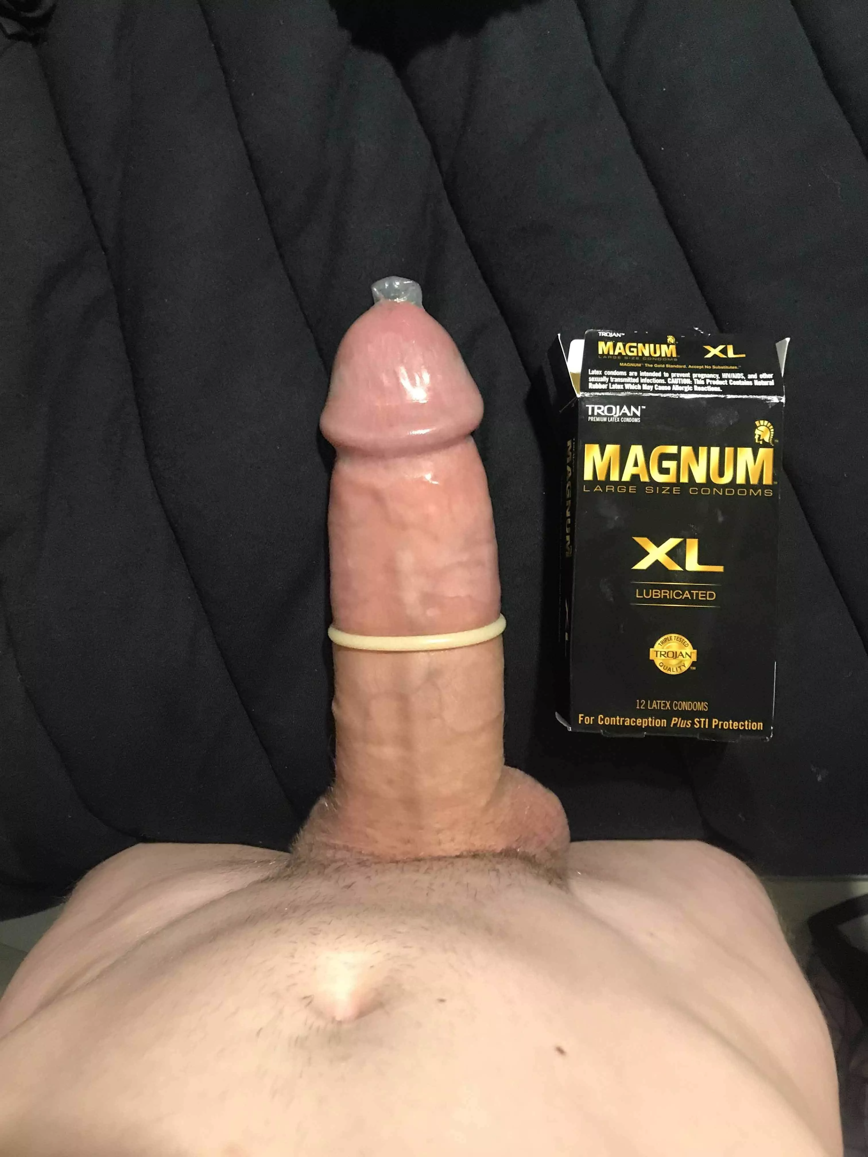 my cock vs a magnum condom